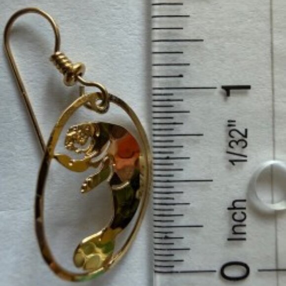 Cute Manatee Earrings! - Picture 3 of 4